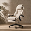 Ergonomischer Bürostuhl, mit klarer Formgebung, verstellbar, Farbe: beige