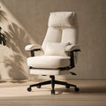 Ergonomischer Bürostuhl, mit klarer Formgebung, verstellbar, Farbe: beige