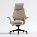 Ergonomischer Bürostuhl, mit Stoffbezug, Farbe: beige